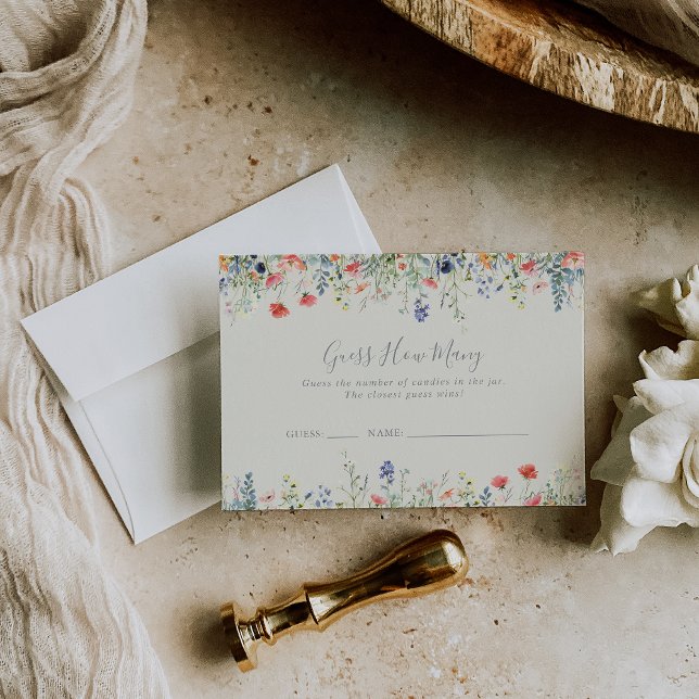 Visite Radiant Fleur sauvage Devine Combien De Carte De J (Créateur téléchargé)