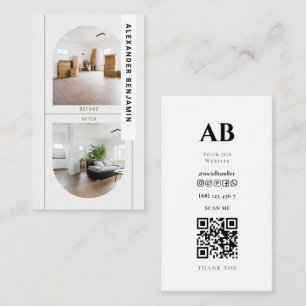 Visite Rénovations de cuisine Photo QR Code Carte de visi