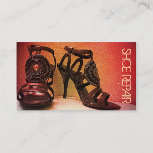 Visite Réparation de chaussures, chaussures, Carte de vis
