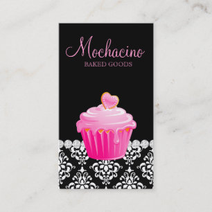 Visite Rose chic Bl de damassé de petit gâteau de carte