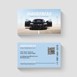 Visite Service de location de voitures noires Carte de vi