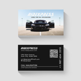 Visite Service de location de voitures noires Carte de vi