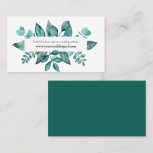 Visite Site mariage RSVP Turquoise Greenerife Carte de bo