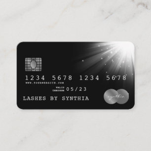 Visite Style carte de crédit Silver
