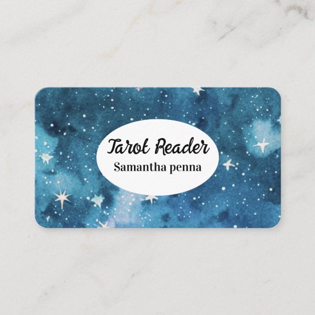 Visite Tarot yoga étoiles massage espace profond Carte de (Devant)