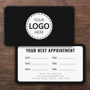 Visite Téléchargement de logo Carte de rendez-vous modern