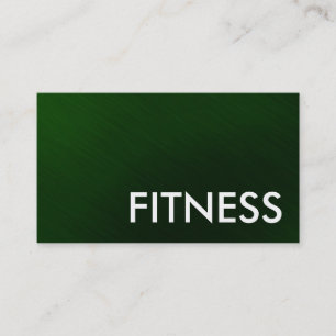 Visite Trend Green White Professional Sport Carte de visi