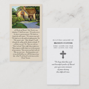 Visite Un Psaume de David” Carte de prière de réconfort e