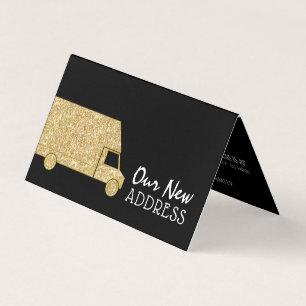 Visite Van de retrait de Parties scintillant d'or, Carte 