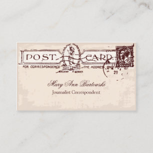 Visite Vieux agent de voyage d'éphémères de carte
