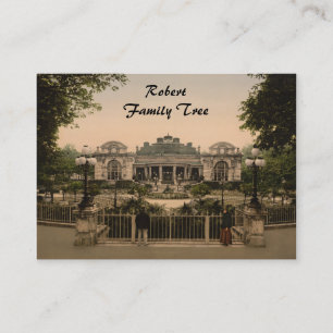 Visite Vieux casino, Vichy, carte de profil d'arbre