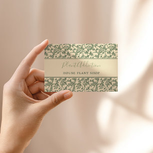 Visite Vignes de jardin motif délicat jolie carte de visi