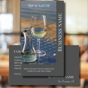 Visite Vin bar boutique promotion d'entreprise Carte de v