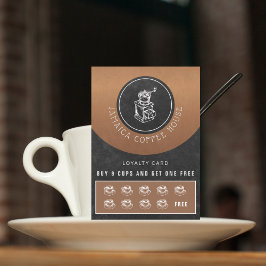 Visite Votre logo café café gratuit carte de fidélité caf