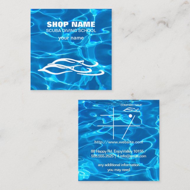 Visitenkarte (Vorne/Hinten)