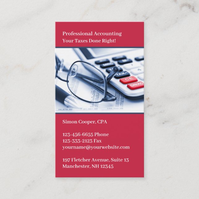 Visitenkarte (Vorderseite)