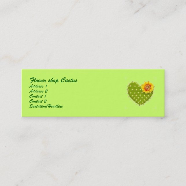 Visitenkarte (Vorderseite)