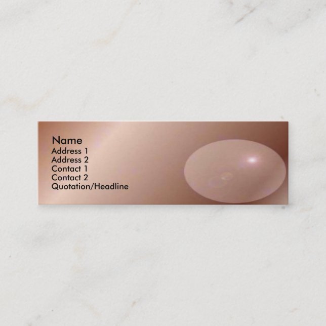 Visitenkarte (Vorderseite)