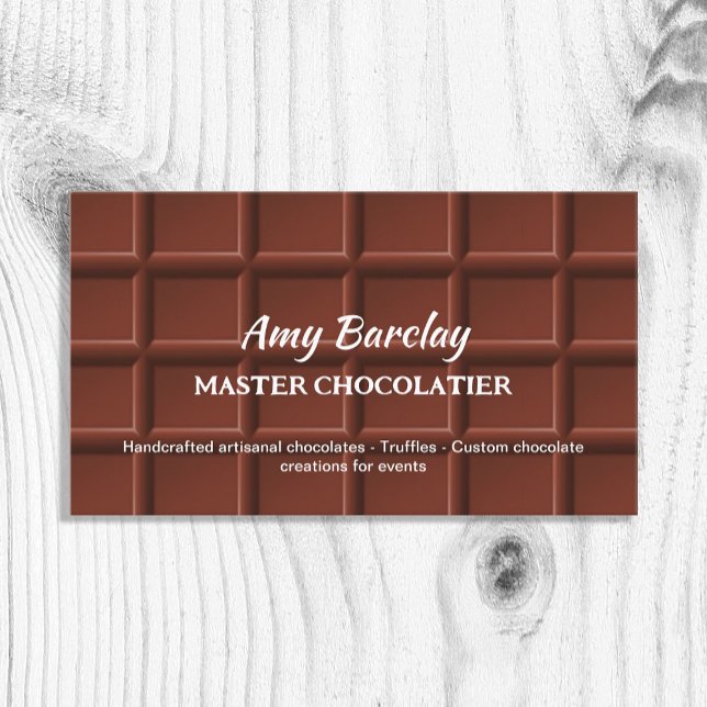 🍫 VISITENKARTE (Chocolate Business Cards)