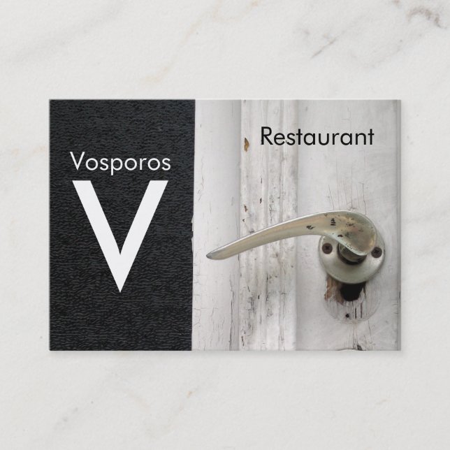 Visitenkarte (Vorderseite)