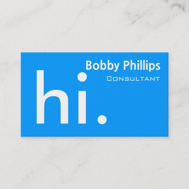 Visitenkarte (Vorderseite)