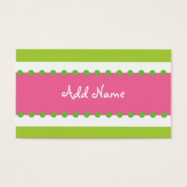 Visitenkarte angesagte Küken (Vorderseite)