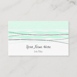 Visitenkarte "Atlantic Strip" grün