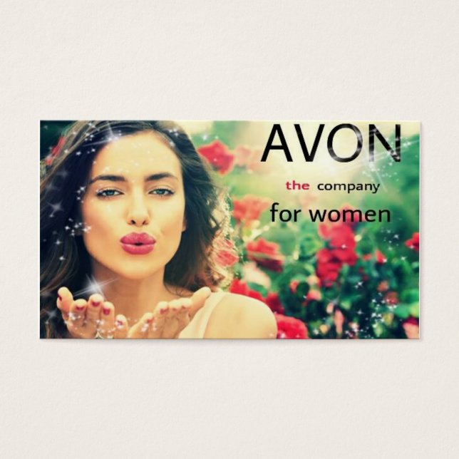 Visitenkarte, AVON_., (Vorderseite)