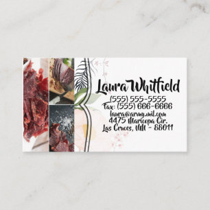 Visitenkarte Baby Pink Cosmos on White