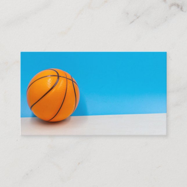 Visitenkarte Basketball (Vorderseite)