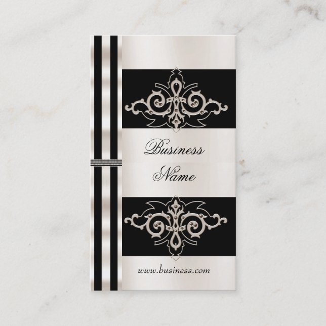 Visitenkarte Business Art Deco (Vorderseite)