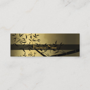 Visitenkarte Business Asian Gold Black