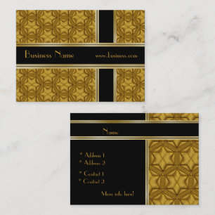 Visitenkarte Business Black Gold Embossed
