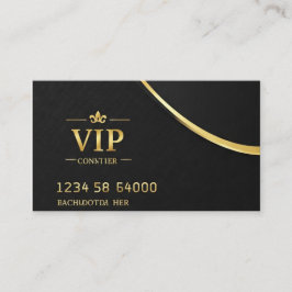 Visitenkarte Custom Black Vip
