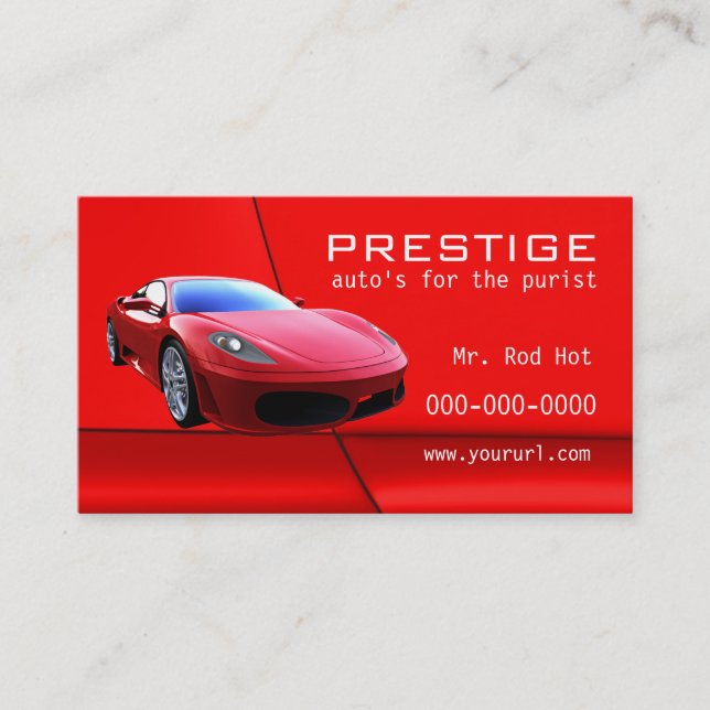 Visitenkarte der Automobilindustrie #7 (Vorderseite)