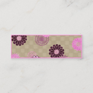 Visitenkarte der Haut - rosa und braun