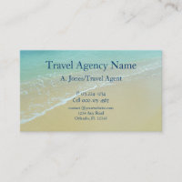 Visitenkarte der Reiseagentur