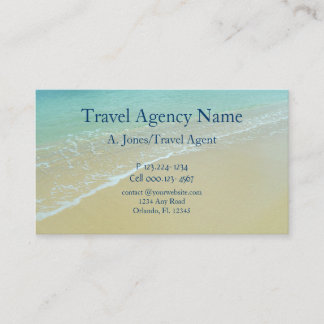 Visitenkarte der Reiseagentur