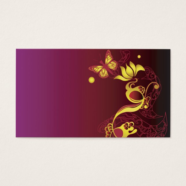 Visitenkarte der Schmetterlinge (Vorderseite)