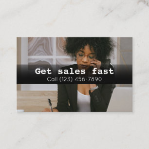 Visitenkarte der Werbefirma