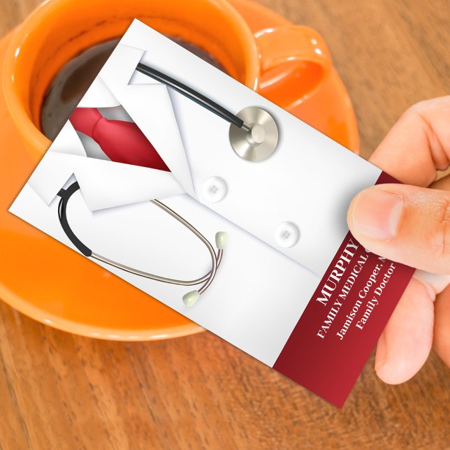 Visitenkarte des Arztes ohne Termin (Von Creator hochgeladen)