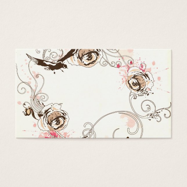 Visitenkarte des Retrorahmens (Vorderseite)