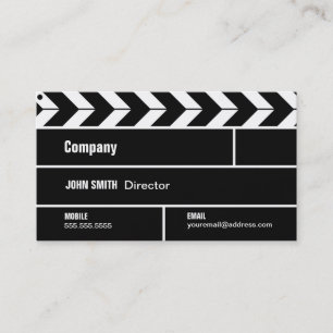 Visitenkarte Direktorn-Clapperboard Film Movie