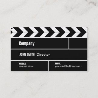Visitenkarte Direktorn-Clapperboard Film Movie