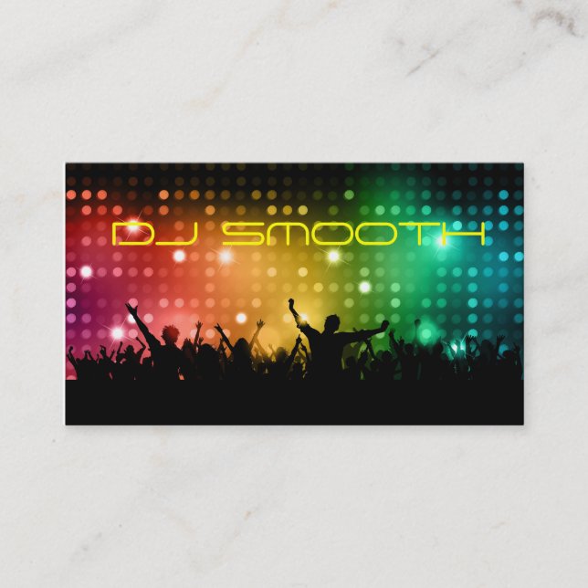 Visitenkarte DJ (Vorderseite)
