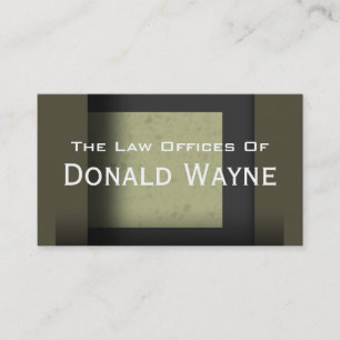 Visitenkarte "Donald Wayne"