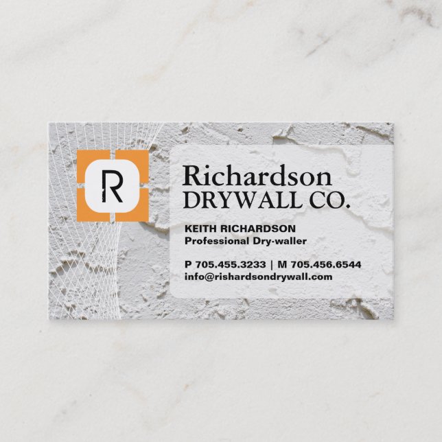 VISITENKARTE DRYWALL COMPANY (Vorderseite)