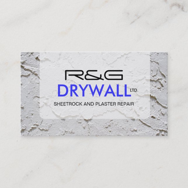 VISITENKARTE DRYWALL COMPANY (Vorderseite)