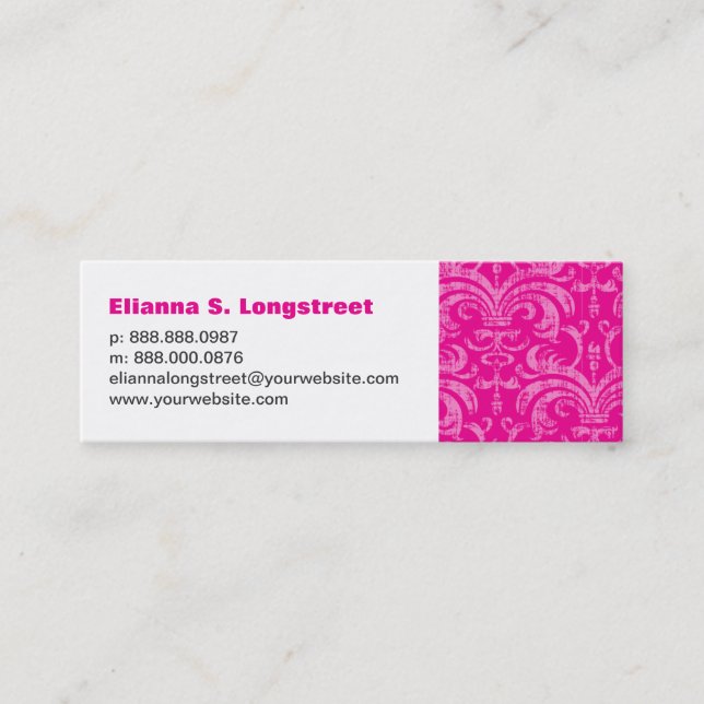 Visitenkarte Fleur de Lys Personal (Vorderseite)