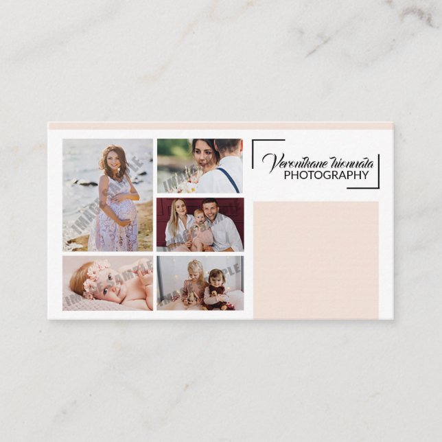 Visitenkarte Fotografie (Vorderseite)